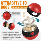 Adjustable Treat-Dispensing Dog Puzzle Toy, Red & Black — verified product detail