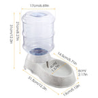3.5L Gravity Pet Water Dispenser, Beige — verified product detail