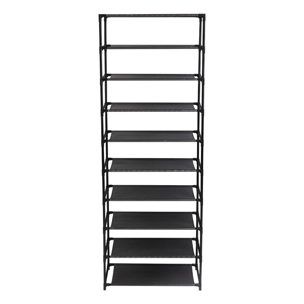 10-Tier Shoe Rack, Black — verified product detail