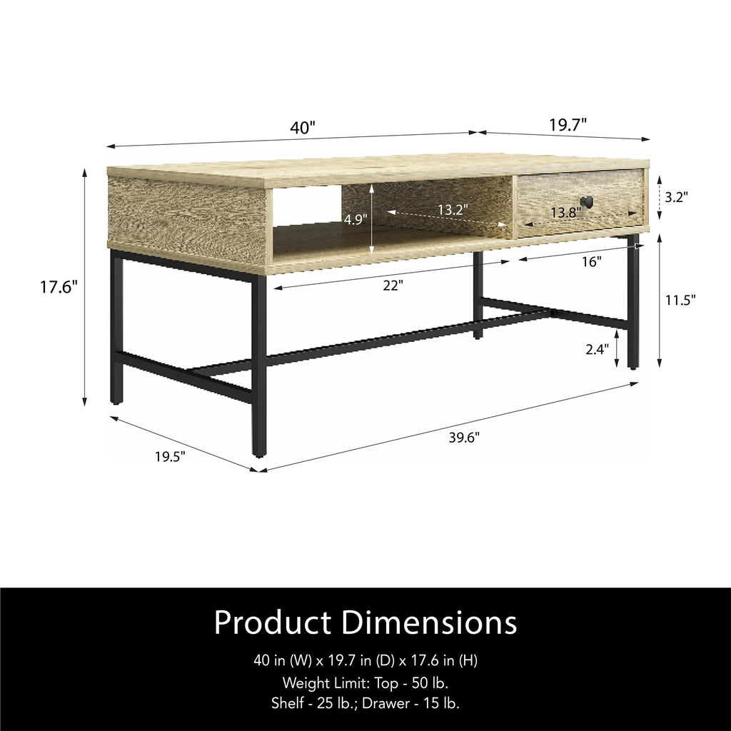 Manufacturer dimensions and shelf weight limits