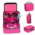 Pink travel toiletry organizer case, supplier image