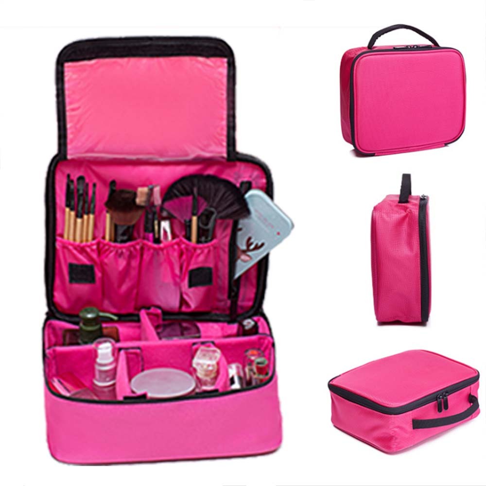 Pink travel toiletry organizer case, supplier image